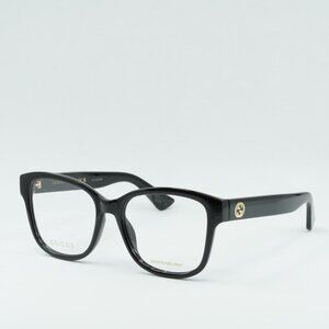 Gucci GG1340O 001 Eyeglasses Black 54mm Square Frame